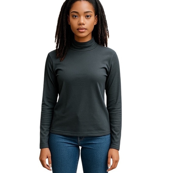 Champion | Black Low Collar Base Layer Sports Top - Picture 1 of 10